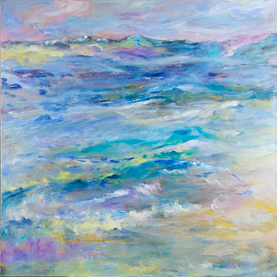 acrylic on canvas painting titled "Feisty"