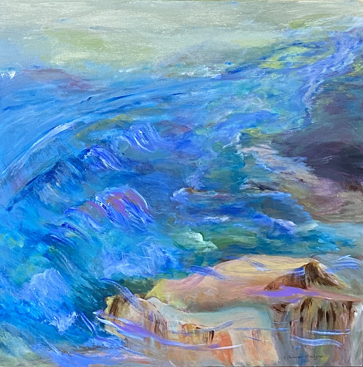 acrylic on canvas painting titled "From On High"
