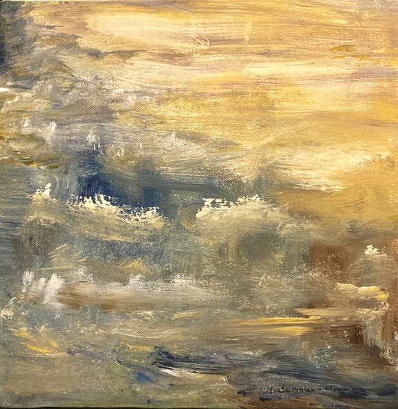 acrylic on canvas painting titled "Mist"