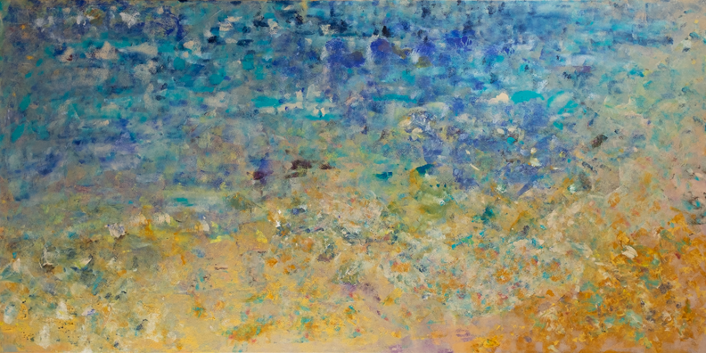 acrylic on canvas painting titled "Sparkling"